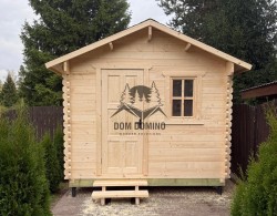 Хоз блок из бруса ГНОМ 2