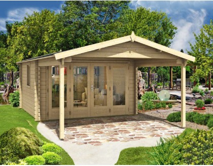 Садовый домик с открытой верандой ХОЛИДЕЙ