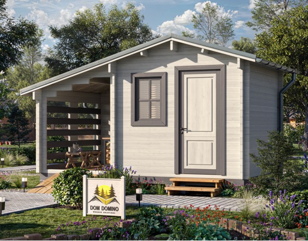 Хозблок из бруса АЛЁНА