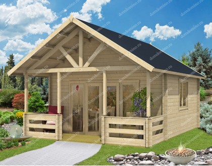 Дачный домик ЭРА с антресолью