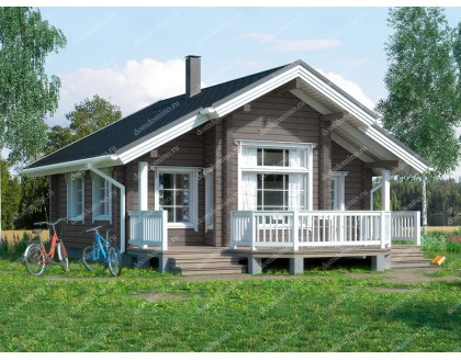 Дачный дом с террасой МАЖОР