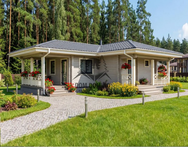 Дом из сухого бруса ПЕГАС