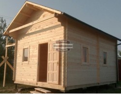 Домик из бруса ВЕСНА 3 с антресолью