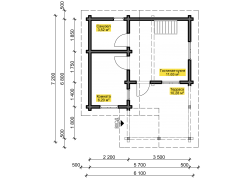 Маленький дачный домик УТЕС