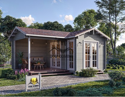 РАЙ 2 угловой домик из бруса