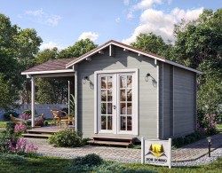 РАЙ 2 угловой домик из бруса