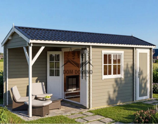 Летняя кухня с верандой СИРЕНЬ 3