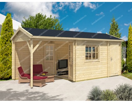 Летняя кухня с верандой СИРЕНЬ 3