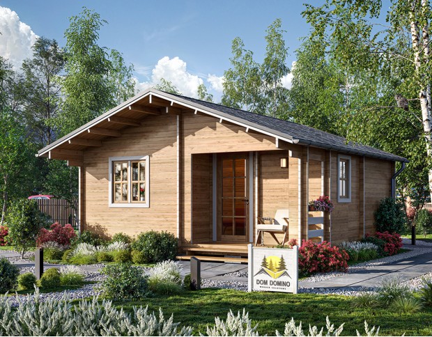 Садовый дом из бруса ЭТАЛОН