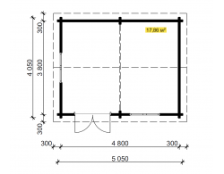 Маленький садовый домик АТАМАН 5