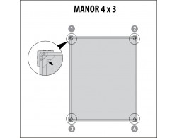 Сарай Манор 4х3 (Manor 4x3), серый