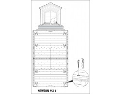 Сарай Ньютон 7511 (Newton 7511), серый