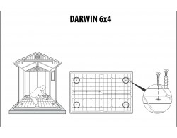 Сарай Дарвин 6х4 (Darwin 6x4), коричневый