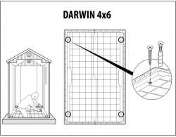Сарай Дарвин 4х6 (Darwin 4x6), коричневый