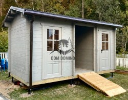 Хозблок с дровником Удачный