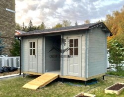 Хозблок с дровником Удачный