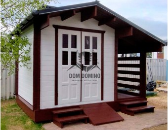 Хозблок из бруса АЛЁНА